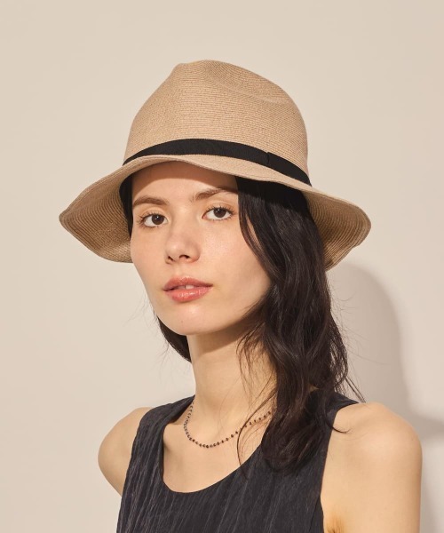 arth（アース）の「arth  PaperBD Washable Fedora / アース（ハット・メンズ・ブラウン/ベージュ・MEDIUM/LARGE）」の10枚目の写真