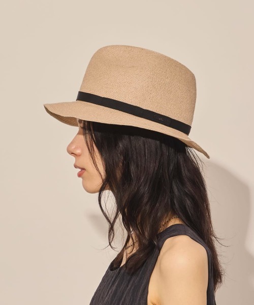 arth（アース）の「arth  PaperBD Washable Fedora / アース（ハット・メンズ・ブラウン/ベージュ・MEDIUM/LARGE）」の12枚目の写真