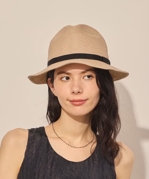 arth（アース）の「arth  PaperBD Washable Fedora / アース（ハット・メンズ・ブラウン/ベージュ・MEDIUM/LARGE）」の13枚目の写真