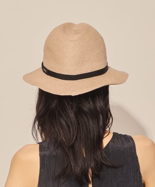 arth（アース）の「arth  PaperBD Washable Fedora / アース（ハット・メンズ・ブラウン/ベージュ・MEDIUM/LARGE）」の14枚目の写真