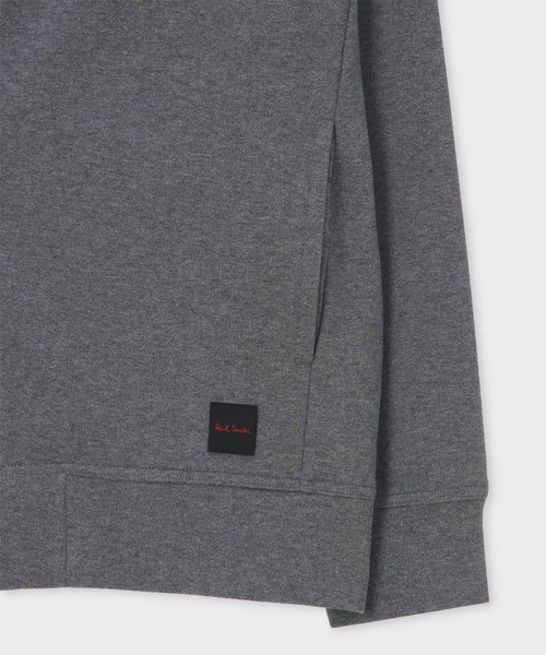 Paul Smith(ポールスミス)の「【ラウンジウェアー】ストレッチスムース パーカ【853370 P7194S】(パーカー・メンズ・ダークグレー/カーキ・MEDIUM/LARGE)」の4枚目の写真