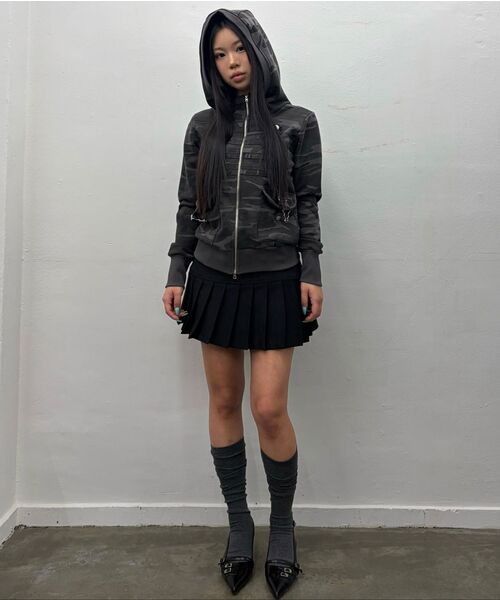 LUVISTRUE（ラヴイズトゥルー）の「EL PIRATE HOOD ZIP UP(BLACK)（パーカー・レディース・その他・FREE）」の8枚目の写真