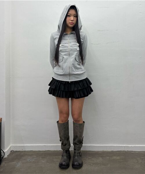 LUVISTRUE（ラヴイズトゥルー）の「EL PIRATE HOOD ZIP UP(BLACK)（パーカー・レディース・その他・FREE）」の10枚目の写真