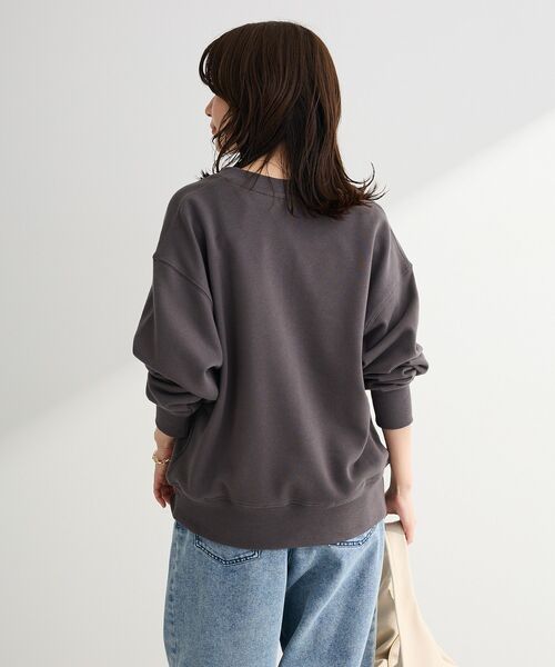 Green　Parks（グリーンパークス）の「ハーフZip裏毛プルオーバー（Tシャツ/カットソー・レディース・チャコールグレー/オレンジ/ホワイト系その他2/ホワイト系その他・FREE）」の20枚目の写真