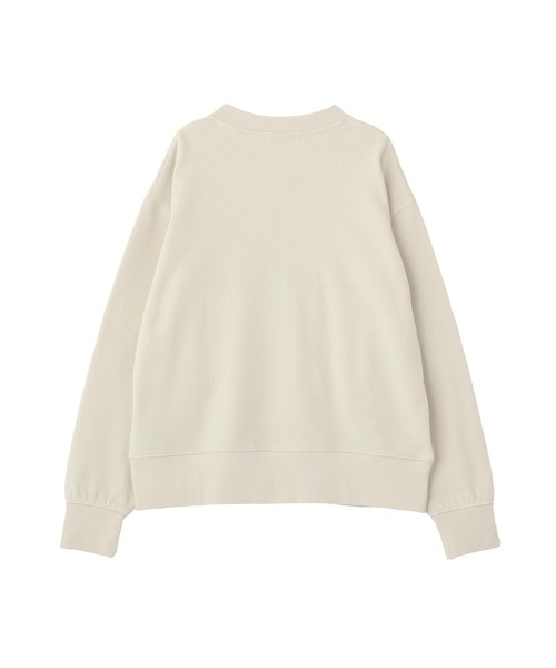 Green　Parks（グリーンパークス）の「ハーフZip裏毛プルオーバー（Tシャツ/カットソー・レディース・チャコールグレー/オレンジ/ホワイト系その他2/ホワイト系その他・FREE）」の21枚目の写真