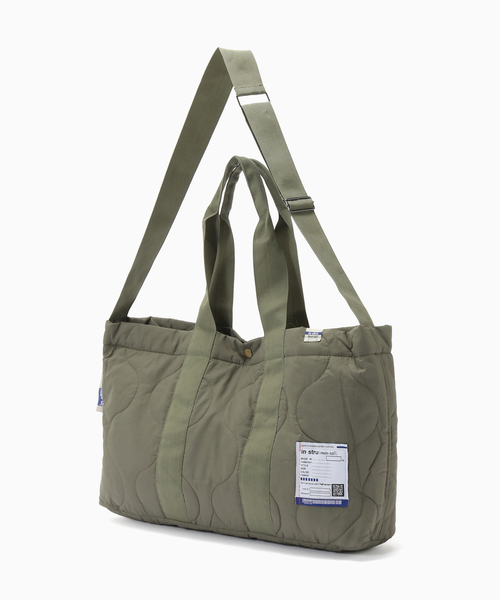 IN STRU(MEN-TAL) / インストルメンタル RIPSTOP QUILT 2WAY BAG