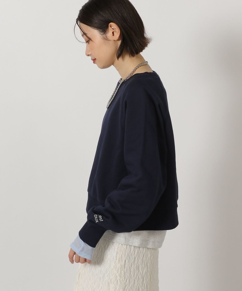 LAKOLE（ラコレ）の「袖刺繍ロゴスウェット / 643747（スウェット・レディース・レッド/ピンク/ネイビー/クリアイエロー・FREE）」の21枚目の写真