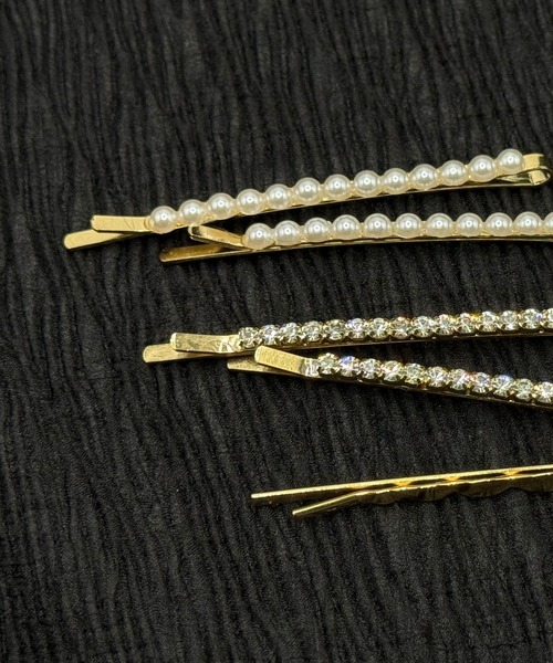 Heartdance（ハートダンス）の「パールビジューミックスヘアピン　5本セット（ヘアピン・レディース・シルバー/ゴールド・FREE）」の8枚目の写真