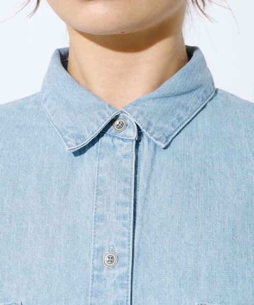 MICA&DEAL(マイカ&ディール)の「【MICA&DEAL /マイカアンドディール】Denim shirt / デニムシャツ(シャツ/ブラウス・メンズ・グレー/ライトブルー・フリー)」の21枚目の写真