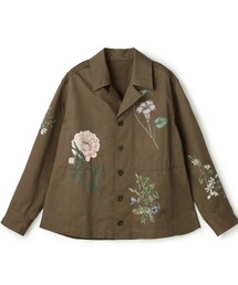 CABaN（キャバン）の「コットンツイル フラワープリントブルゾン（ダウンジャケット/コート）」