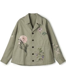 CABaN（キャバン）の「コットンツイル フラワープリントブルゾン（ダウンジャケット/コート）」