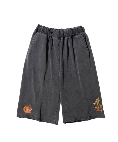THRIFTY LOOK(スリフティールック)の「TRIFTY LOOK スリフティールック / BIGGEST VIT EMB SHORT(スウェットパンツ・メンズ・グレー/ブラック・MEDIUM/LARGE/SMALL)」の6枚目の写真