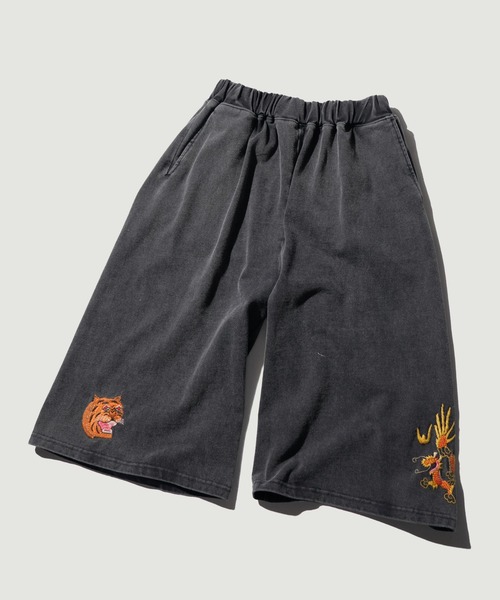 THRIFTY LOOK(スリフティールック)の「TRIFTY LOOK スリフティールック / BIGGEST VIT EMB SHORT(スウェットパンツ・メンズ・グレー/ブラック・MEDIUM/LARGE/SMALL)」の7枚目の写真