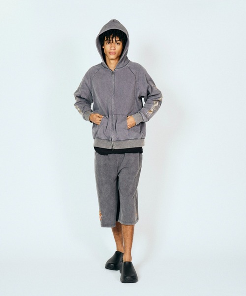 THRIFTY LOOK(スリフティールック)の「TRIFTY LOOK スリフティールック / BIGGEST VIT EMB SHORT(スウェットパンツ・メンズ・グレー/ブラック・MEDIUM/LARGE/SMALL)」の21枚目の写真