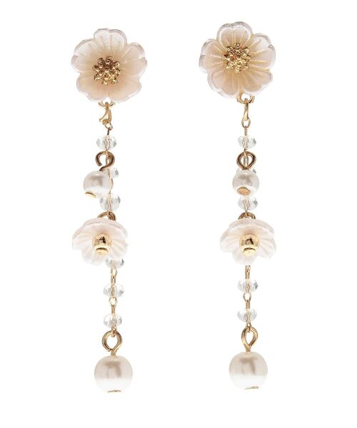 RESEXXY（リゼクシー）の「ポイントフラワーパールピアス（ピアス（両耳用）・レディース・ホワイト/ピンク・FREE）」の7枚目の写真