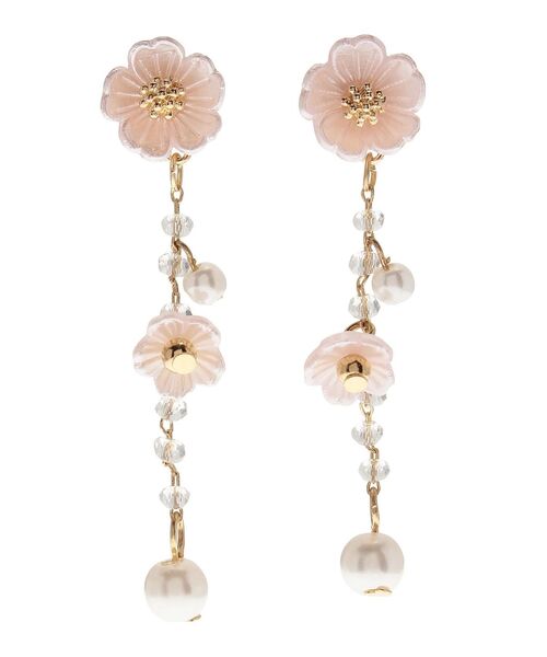 RESEXXY（リゼクシー）の「ポイントフラワーパールピアス（ピアス（両耳用）・レディース・ホワイト/ピンク・FREE）」の8枚目の写真