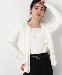 Gready Brilliant | リブVネックカーディガン(カーディガン/ボレロ)