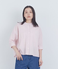 セール】お手入れらくらくフレンチリネンシャツ/163473（シャツ