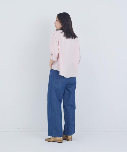 ADIEU TRISTESSE(アデュートリステス)の「コットンリネンブラウス(シャツ/ブラウス・レディース・ピンク系その他/ベージュ系その他/ブルー系その他・38)」の8枚目の写真