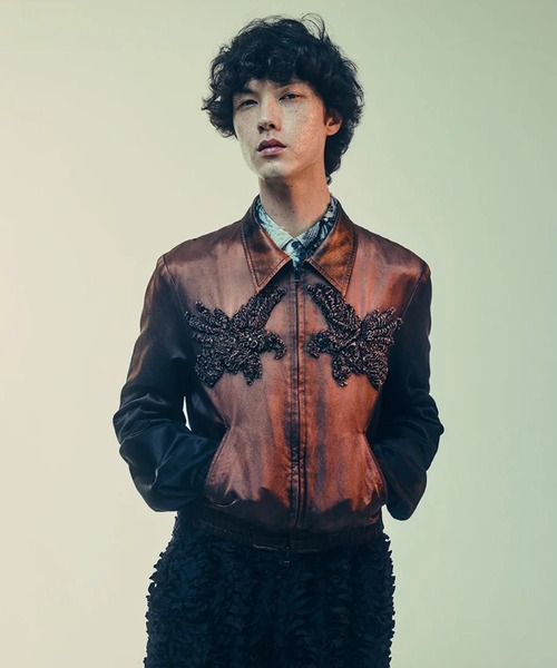 TAAKK（ターク）の「【TAAKK/ターク】Zip Blouson（ブルゾン・メンズ・カーキ/ブラック・3/2）」の2枚目の写真