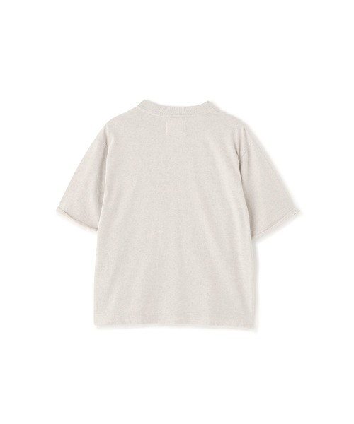 MHL.（エムエイチエル）の「BELGIAN LINEN COTTON JERSEY（Tシャツ/カットソー・メンズ・チャコール/ナチュラル・LARGE/MEDIUM）」の15枚目の写真