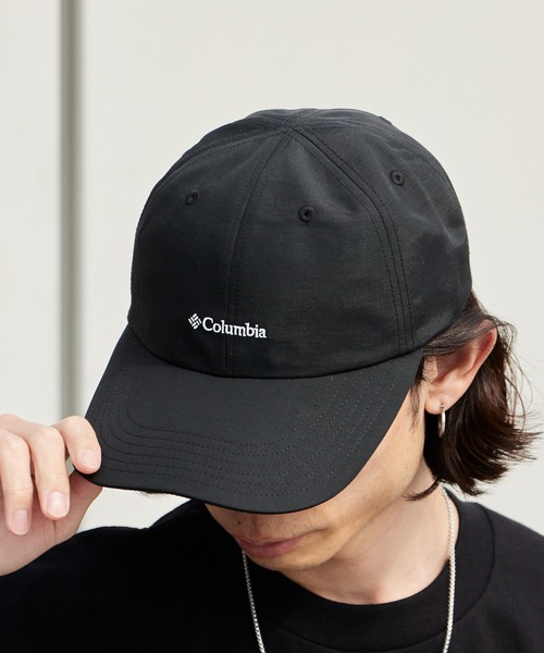 Columbia（コロンビア）の「Columbia/コロンビア サーモンパスライトキャップ シンプル 定番 アウトドア 紫外線対策 つば長め 2026年春夏（キャップ・メンズ・ブラック・M/XXL）」の5枚目の写真