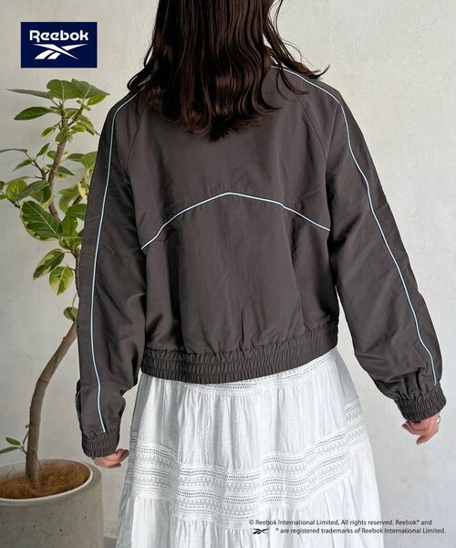 Reebok（リーボック）の「【Reebok】ナイロンブルゾン（ブルゾン・レディース・ネイビー/アイボリー/チャコールグレー・FREE）」の15枚目の写真