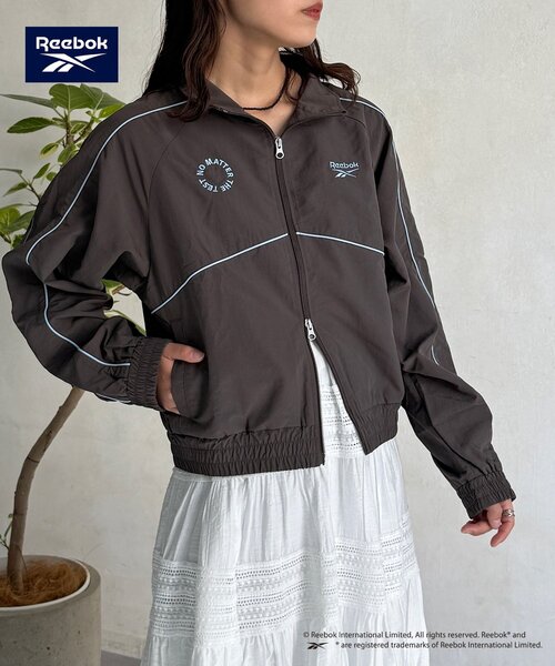 Reebok（リーボック）の「【Reebok】ナイロンブルゾン（ブルゾン・レディース・ネイビー/アイボリー/チャコールグレー・FREE）」の16枚目の写真