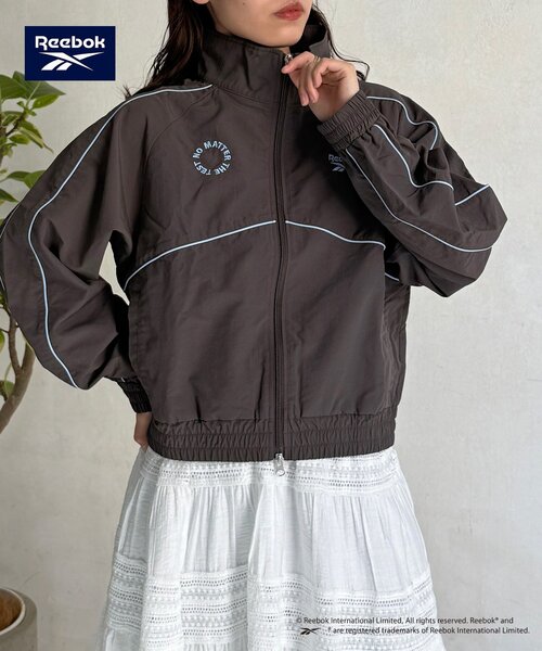 Reebok（リーボック）の「【Reebok】ナイロンブルゾン（ブルゾン・レディース・ネイビー/アイボリー/チャコールグレー・FREE）」の17枚目の写真