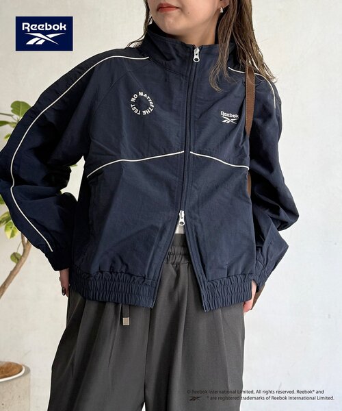 Reebok（リーボック）の「【Reebok】ナイロンブルゾン（ブルゾン・レディース・ネイビー/アイボリー/チャコールグレー・FREE）」の19枚目の写真