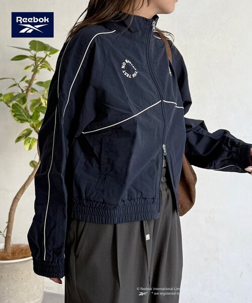 Reebok（リーボック）の「【Reebok】ナイロンブルゾン（ブルゾン・レディース・ネイビー/アイボリー/チャコールグレー・FREE）」の22枚目の写真