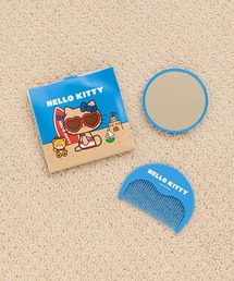 Me%（ミィパーセント）の「【HELLO KITTY】ミラーコームSET　647108（手鏡/メイクミラー）」