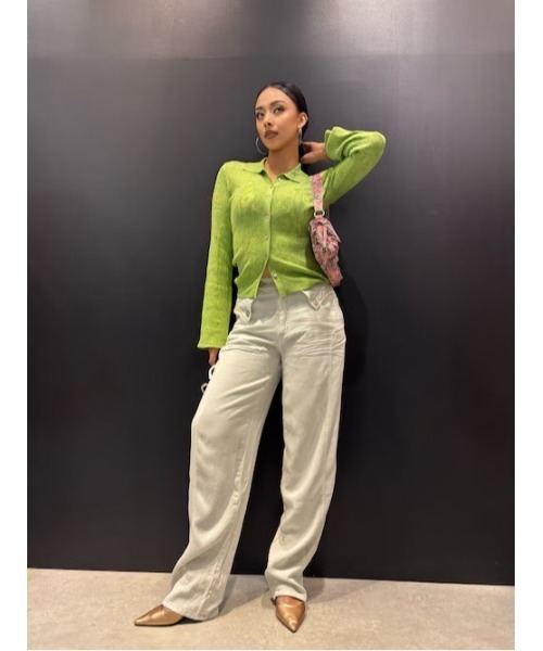 Desigual(デシグアル)の「生成りバギーストレートパンツ(その他パンツ・レディース・ホワイト・38/36/34/42/40)」の1枚目の写真