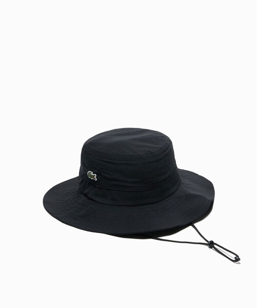 LACOSTE（ラコステ）の「ワンポイント撥水サファリハット（ハット・メンズ・ブラック/モスグリーン/ベージュ・58cm）」の9枚目の写真