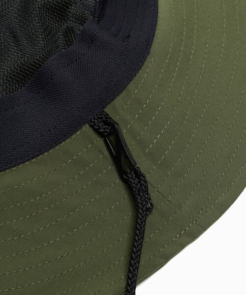 LACOSTE（ラコステ）の「ワンポイント撥水サファリハット（ハット・メンズ・ブラック/モスグリーン/ベージュ・58cm）」の18枚目の写真