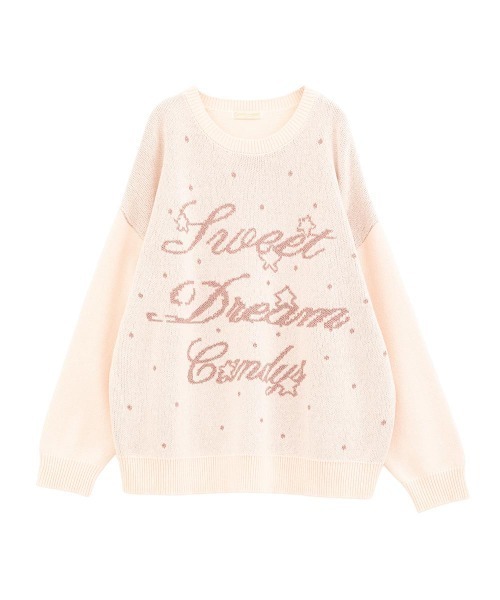 Candy Stripper（キャンディストリッパー）の「GLITTER JACQUARD ニット（ニット/セーター・レディース・ピンク/アイボリー/ブラック・FREE）」の12枚目の写真