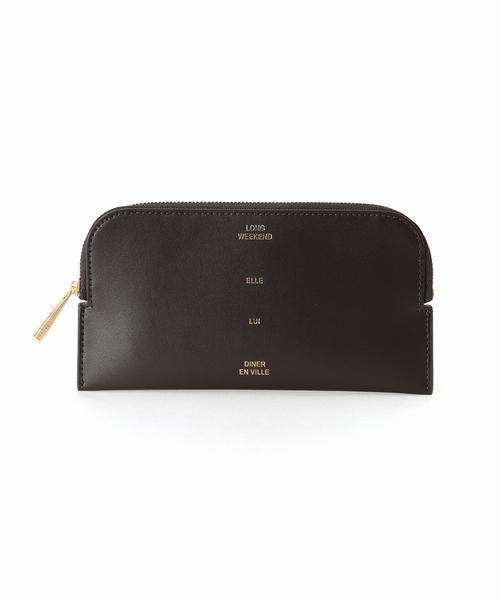 ORSETTO（オルセット）の「ORSETTO オルセット フラグメントケース ロゴカラー別注 W185 H95mm（財布・レディース・ブラウン・FREE）」の3枚目の写真