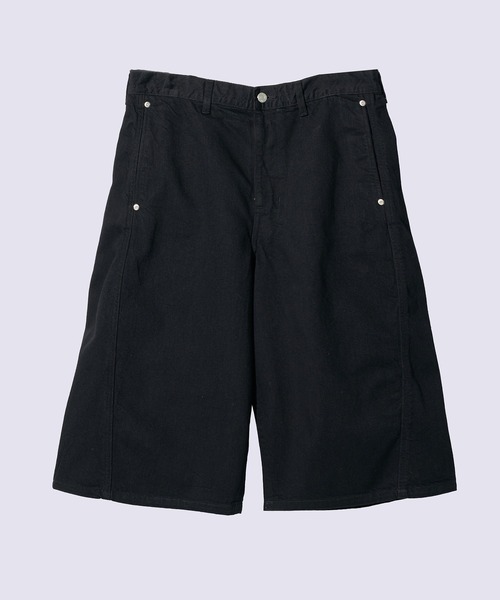 JIEDA(ジエダ)の「【Jieda/ジエダ】3D 3/4 DENIM PANTS(デニムパンツ・メンズ・ブラック/インディゴブルー・2/1)」の2枚目の写真