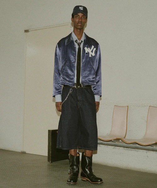 JIEDA(ジエダ)の「【Jieda/ジエダ】3D 3/4 DENIM PANTS(デニムパンツ・メンズ・ブラック/インディゴブルー・2/1)」の5枚目の写真