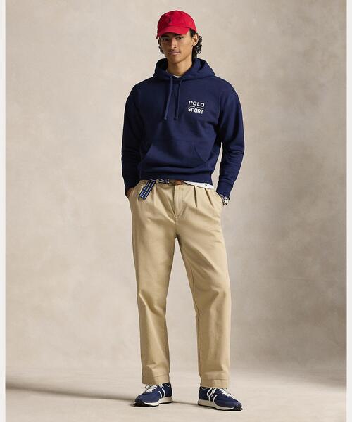 POLO RALPH LAUREN(ポロ ラルフ ローレン)の「リラックス フィット Polo Sport フリース フーディ(パーカー・メンズ・ネイビー系1・M/L/XL/XXL)」の1枚目の写真