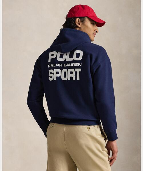 POLO RALPH LAUREN(ポロ ラルフ ローレン)の「リラックス フィット Polo Sport フリース フーディ(パーカー・メンズ・ネイビー系1・M/L/XL/XXL)」の2枚目の写真