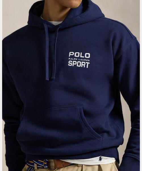 POLO RALPH LAUREN(ポロ ラルフ ローレン)の「リラックス フィット Polo Sport フリース フーディ(パーカー・メンズ・ネイビー系1・M/L/XL/XXL)」の3枚目の写真