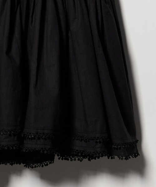 dahl'ia（ダリア）の「＜dahl’ia＞ヘム フレア ブラウス（シャツ/ブラウス・レディース・ホワイト/ブラック・FREE）」の6枚目の写真