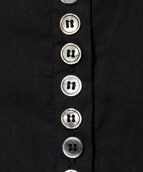 dahl'ia（ダリア）の「＜dahl’ia＞ヘム フレア ブラウス（シャツ/ブラウス・レディース・ホワイト/ブラック・FREE）」の7枚目の写真