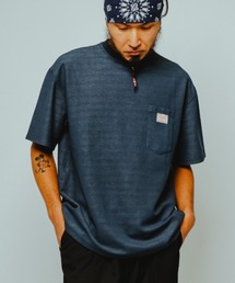 BIG MIKE ビックマイク/ ピグメント鹿の子 半袖 サングラスポケットTシャツ // 102628760