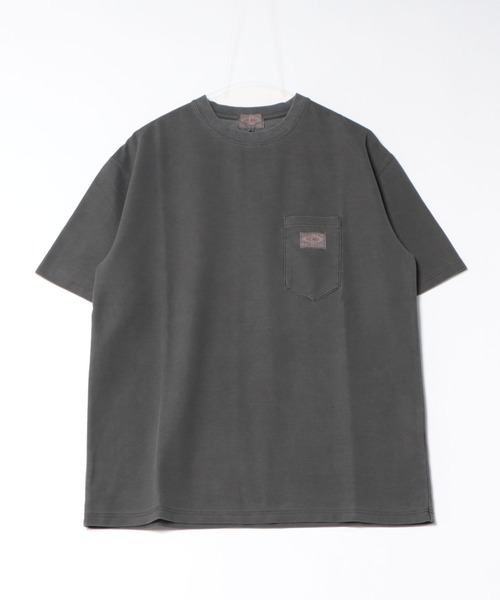 BIG MIKE（ビッグマイク）の「BIG MIKE ビックマイク/ ピグメント鹿の子 半袖 サングラスポケットTシャツ // 102628760（Tシャツ/カットソー・メンズ・サンドベージュ/スミクロ/ライトグレー/ダークブルー・MEDIUM/X-LARGE/LARGE）」の15枚目の写真