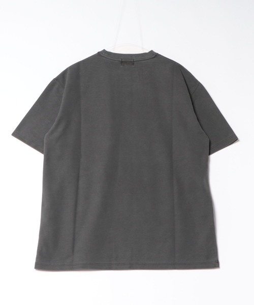 BIG MIKE（ビッグマイク）の「BIG MIKE ビックマイク/ ピグメント鹿の子 半袖 サングラスポケットTシャツ // 102628760（Tシャツ/カットソー・メンズ・サンドベージュ/スミクロ/ライトグレー/ダークブルー・MEDIUM/X-LARGE/LARGE）」の16枚目の写真