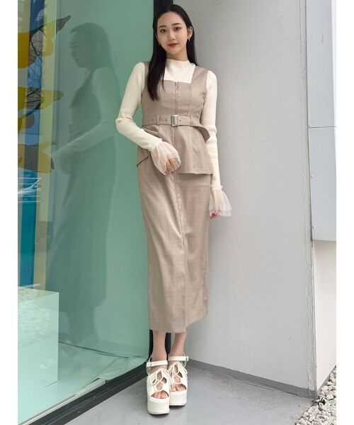 MURUA（ムルーア）の「レースアップデザインサンダル（サンダル・レディース・ブラック/アイボリー・22.5/23.5/24.5）」の15枚目の写真