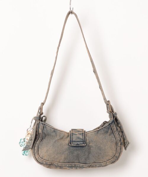 Desigual(デシグアル)の「Washed Denim Mini Shoulder Bag /ウォッシュドデニム ミニショルダーバッグ(ショルダーバッグ・レディース・グリーン・FREE)」の6枚目の写真