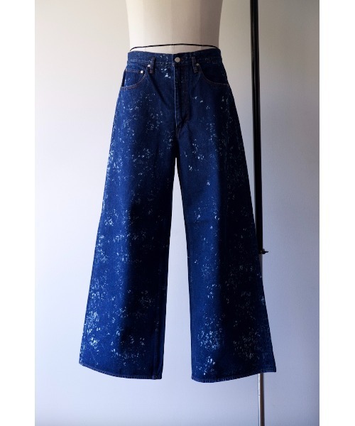 SHINYAKOZUKA（シンヤコヅカ）の「BLEACHED ORDINARY CITY STRAIGHT（デニムパンツ・メンズ・ブラック/インディゴブルー・SMALL/MEDIUM）」の8枚目の写真